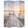 Image de vidaXL Cloison de séparation pliable 160 x 170 cm Lac