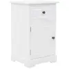 Image de vidaXL Table de chevet MDF et bois de pin 35x32x59 cm