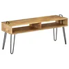 Image de vidaXL Meuble TV Bois de manguier Massif 110 x 35 x 45 cm
