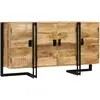 Image de vidaXL Buffet Bois de manguier massif 150x40x80 cm