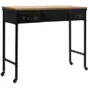 Image de vidaXL Table Console MDF et Bois de Sapin Table d'Appoint Décor Salon Maison