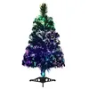 Image de vidaXL Arbre de Noël Artificiel Fibre Optique 64 cm Vert Sapin Décoration Fête