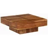 Image de vidaXL Table Basse 80x80x30 cm Bois d'acacia Massif