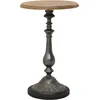 Image de vidaXL Table d'appoint Bois de Sapin Massif 40 x 64 cm Marron