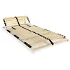 Image de vidaXL Sommier à lattes sans matelas avec 28 lattes 7 zones 70x200 cm