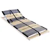 Image de vidaXL Sommier à Lattes sans Matelas avec 42 Lattes 7 Zones 70x200 cm