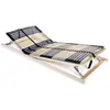 Image de vidaXL Sommier à lattes sans matelas avec 42 lattes 7 zones 70x200 cm