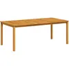 Image de vidaXL Table de jardin 200x100x74 cm Bois d'acacia massif