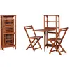 Image de vidaXL Mobilier de bistro pliable 3 pcs Bois d'acacia solide