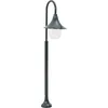 Image de vidaXL Lampadaire Jardin E27 120 cm Aluminium Vert Foncé Éclairage Lamp Chemin