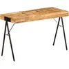 Image de vidaXL Table à écrire Bois de manguier massif 118 x 50 x 75 cm