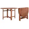 Image de vidaXL Table de jardin 120x70x74 cm Bois d'acacia massif