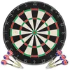 Image de vidaXL Jeu de Cibles Professionnel en Sisal 6 Fléchettes Jeu de Fléchettes
