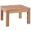Image de vidaXL Table Basse Finition Naturelle Salon Table d'Appoint Bois Teck Massif