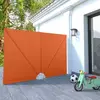 Image de vidaXL Auvent latéral pliable de terrasse Terre cuite 240 x 160 cm