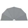 Image de vidaXL Auvent latéral Pliable de terrasse Gris 160 cm
