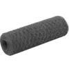 Image de vidaXL Grillage Acier Revêtement PVC 25x0,5 m Hexagonal Gris Clôture de Jardin