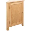 Image de vidaXL Placard Angle Coins Cuisine Salon Armoire Étagère Bois de Chêne Massif