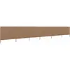Image de vidaXL Paravent 6 panneaux Tissu 800 x 80 cm Taupe