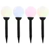 Image de Lampe solaire sphérique LED de jardin 4 pcs 15 cm RVB