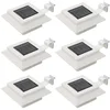 Image de vidaXL 6X Lampe Solaire à LED Carrée d'Extérieur 12 cm Blanc Lampe de Jardin