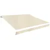 Image de vidaXL Toile d'auvent Crème 350x250 cm
