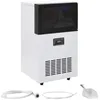 Image de vidaXL Appareil à Glaçons Noir 45kg/24h Machine à Glaçons Cube de Glace