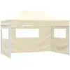 Image de vidaXL Tente pliable avec 3 parois 3 x 4,5 m Crème