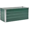 Image de vidaXL Lit Surélevé Acier Galvanisé 100x40x45 cm Vert Jardinière Pot de Fleurs