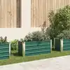 Image de vidaXL Lit surélevé de jardin Acier galvanisé 100x40x45 cm Vert