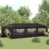 Image de vidaXL Tente de réception 3x9 m Anthracite