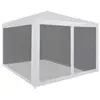 Image de vidaXL Tente de réception avec 4 parois en maille 3 x 3 m