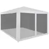 Image de vidaXL Tente de réception avec 4 parois en maille 4 x 3 m
