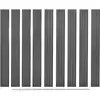 Image de vidaXL Panneaux de clôture de remplacement 9 pcs WPC 170 cm Gris