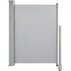 Image de Auvent latéral rétractable de patio 100 x 300 cm Gris