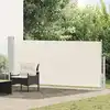 Image de vidaXL Auvent latéral rétractable 140 x 300 cm Blanc cassé