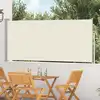 Image de vidaXL Auvent latéral rétractable 120 x 300 cm Blanc cassé