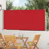 Image de vidaXL Auvent latéral rétractable 120 x 300 cm Rouge
