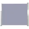 Image de vidaXL Auvent latéral rétractable 117x314 cm Gris
