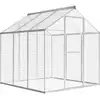Image de vidaXL Volière d'extérieur Aluminium 183 x 178 x 194 cm