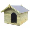 Image de vidaXL Niche de Jardin avec Toit Ouvrant Cage à Chien Bois de Pin Imprégné