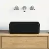 Image de vidaXL Lavabo 40x30x13 cm Céramique Noir
