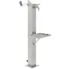 Image de vidaXL Colonne à eau de jardin carrée Acier inoxydable 95 cm