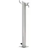 Image de vidaXL Colonne à eau de jardin ronde Acier inoxydable 95 cm