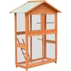 Image de vidaXL Cage à Oiseaux Pin Massif et Bois de Sapin Volière Perroquet Canaris