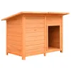 Image de vidaXL Niche pour Chiens Bois de pin et de Sapin Solide 120x77x86 cm