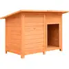 Image de vidaXL Niche pour chiens Bois de pin et de sapin solide 120x77x86 cm