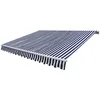 Image de Auvent pliable manuel 300 cm Bleu blanc