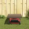 Image de vidaXL Toit de garage pour tondeuse robot 77x103x46 cm Noir
