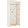 Image de vidaXL Garde-robe Blanc 79 x 40 x 170 cm Tissu